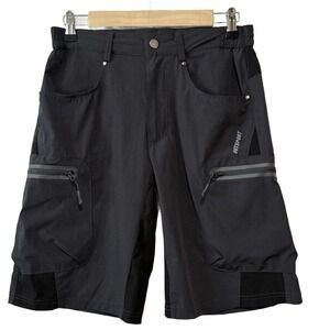 Outsport Mens Shorts Cargo Work Quick Dry Outdoor Hiking Size 30 Dk. Gray Black‎